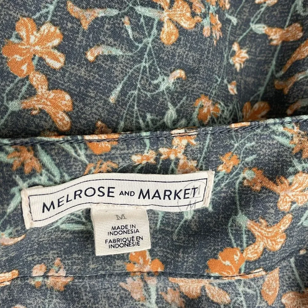 melrose and market long sleeve floral dress Size M - Picture 3 of 5